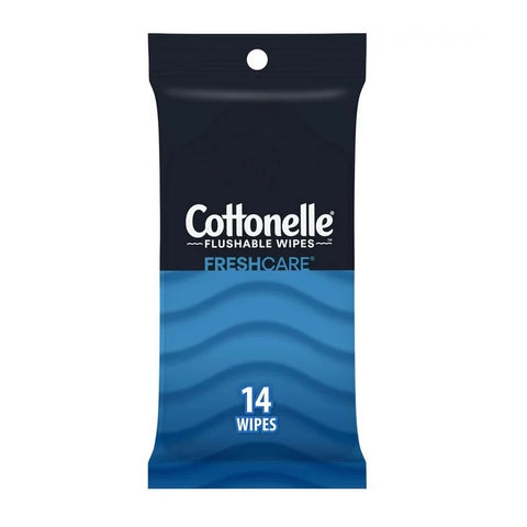Cottonelle Fresh Care On-The-Go Flushable Wet Wipes 14 Wipes