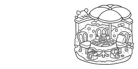 Cozy Corner Coloring Book for Adults and Kids by Coco Wyo