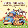 Cozy Cuties Coloring Book for Adults and Kids by Coco Wyo