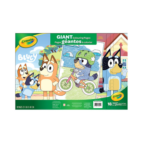 Crayola Giant Colouring Pages Bluey