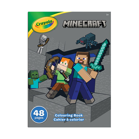 Crayola Minecraft Colouring Book 