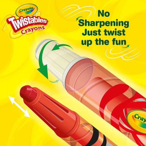 Crayola Silly Scents Smashups Crayons - 24 Mini Scented Twistables