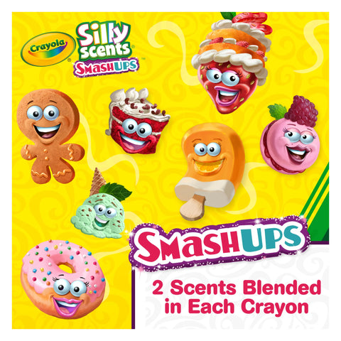 Crayola Silly Scents Smashups Crayons - 24 Mini Scented Twistables