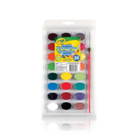 Crayola Washable Watercolours - 24 Colours