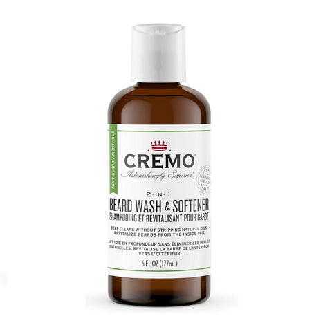 Cremo Beard Wash & Softener 2-in-1 Mint Blend 177mL