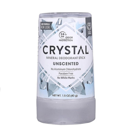 Crystal Mineral Deodorant Stick Unscented 40g
