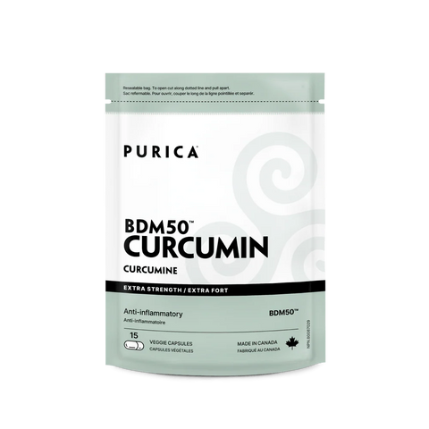 Purica Curcumin BDM50 Extra Strength 50 Percent BDMC Anti-Inflammatory