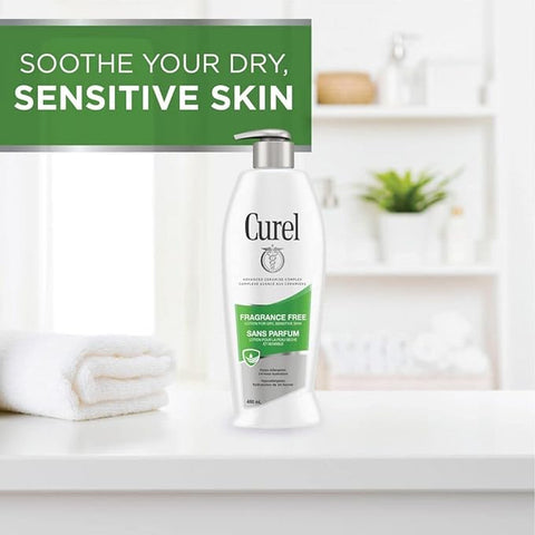 Curel Fragrance-Free Original Lotion for Sensitive Skin
