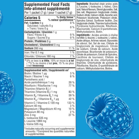 Cwench Hydration Blue Raspberry Mix Poweder Sachets 10 x 7g