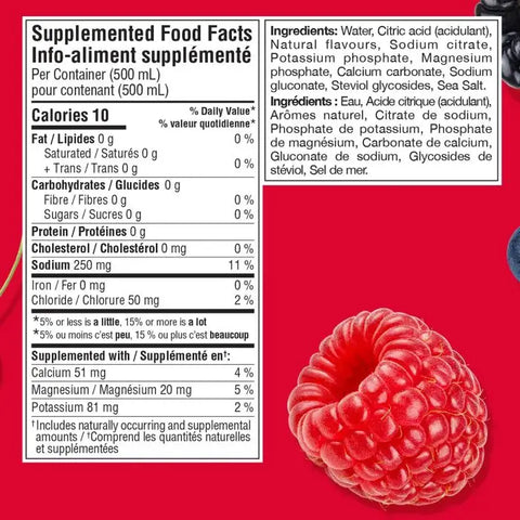 Cwench Hydration Sports Hydration Drink Berry Crush Flavor 500mL