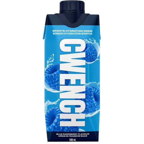 Cwench Hydration Sports Hydration Drink Blue Raspberry Flavor 500mL