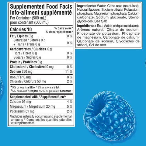 Cwench Hydration Sports Hydration Drink Blue Raspberry Flavor 500mL