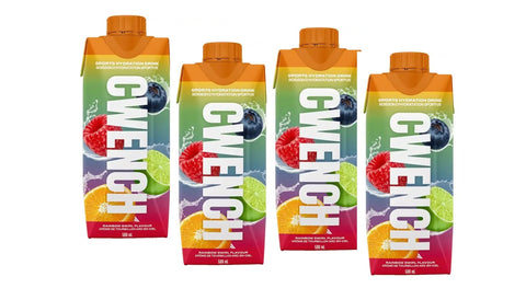 Cwench Hydration Sports Hydration Drink Rainbow Swirl Flavor 4 x 500mL