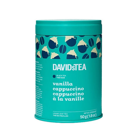 DAVIDsTEA Black Tea Vanilla Cappuccino Loose Leaf Tea 50g