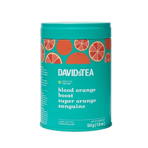 DAVIDsTEA Blood Orange Boost Super Orange Green Tea 50g