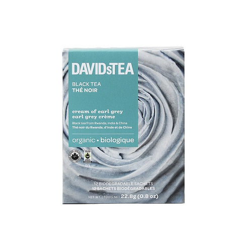 DAVIDsTEA Cream Of Earl Grey Black Tea 12 Sachets