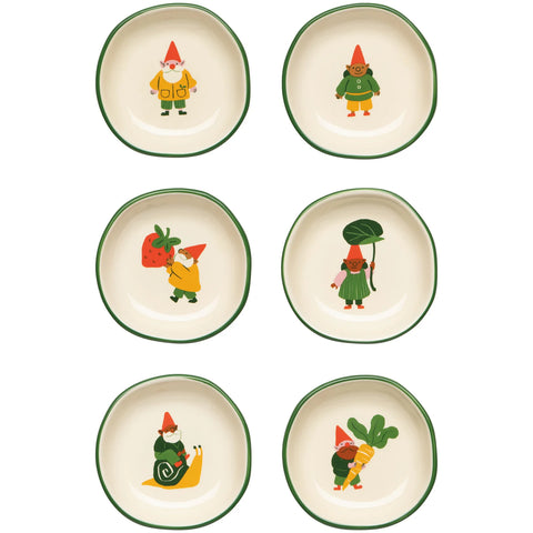 Danica Jubilee Gnome Grown Pinch Bowls Set of 6 Assorted