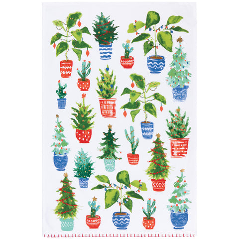 Danica Jubilee Jingle Plants Christmas Dishtowel - Yeswellness.com