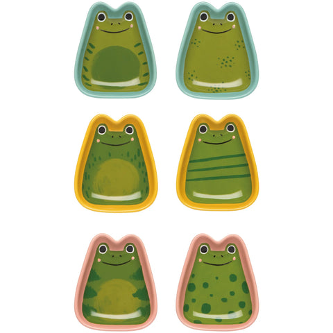 Danica Jubilee Ribbit Pinch Bowls Set of 6 Assorted