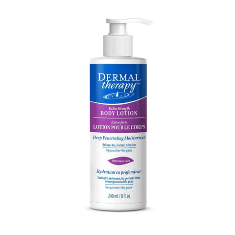 Dermal Therapy Extra Strength Body Lotion Deep Penetrating Moisturizer 240 mL