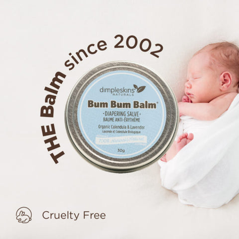 Dimpleskins Naturals Bum Bum Balm Diapering Salve 30g