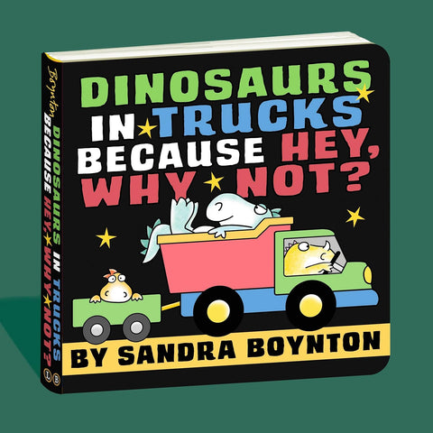 Dinosaurs in Trucks Because Hey, Why Not?