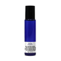 Divine Essence Blue Glass Roll On Bottle + Stain Steel Ball Black Cap 15mL