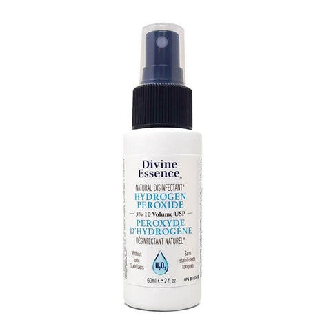 Divine Essence Hydrogen Peroxide Natural Disinfectant 60mL - YesWellness.com