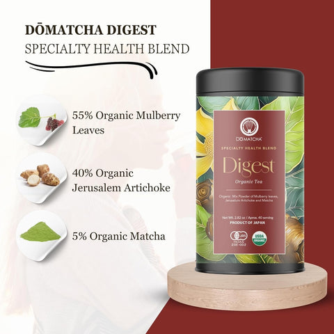 DoMatcha Digest Blend Green Mix 80g - YesWellness.com