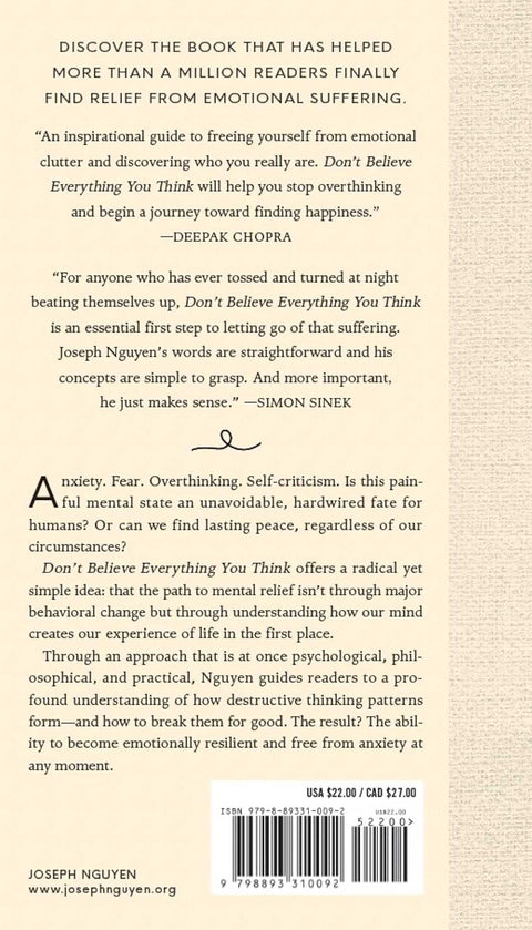 Don't Believe Everything You Think (Expanded Edition) by Joseph Nguyen