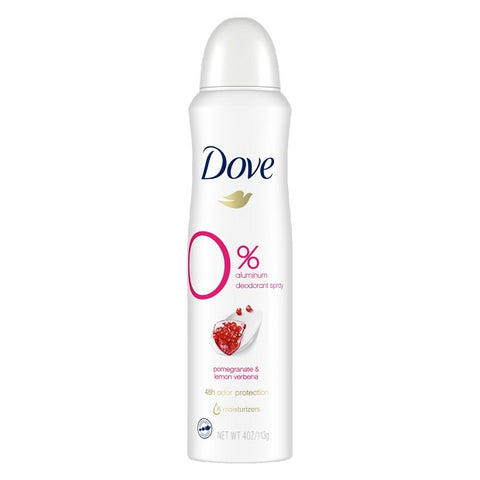 Dove 0% Aluminum Deodorant Spray 113g -  Pomegranate & Lemon Verbena