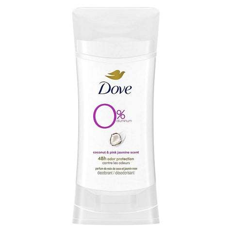 Dove 0% Aluminum Deodorant Stick 113g -  Coconut & Pink Jasmine Scent