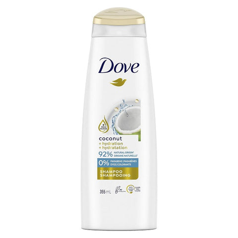 Dove Coconut & Hydration Shampoo 355mL