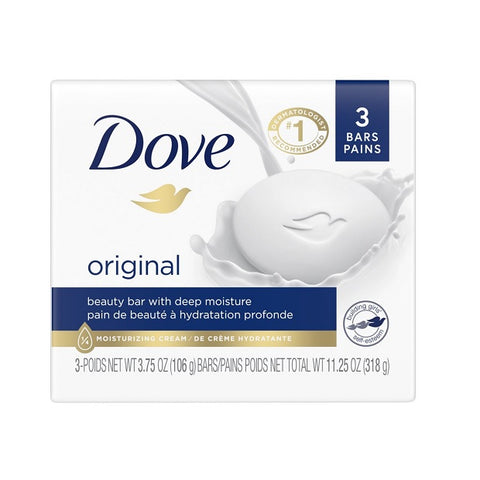 Dove White Beauty Bar 3 X 106g