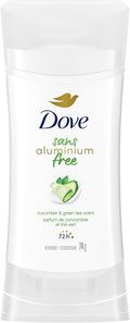 Dove 0% Aluminum Deodorant Stick 74g - Yeswellness.com