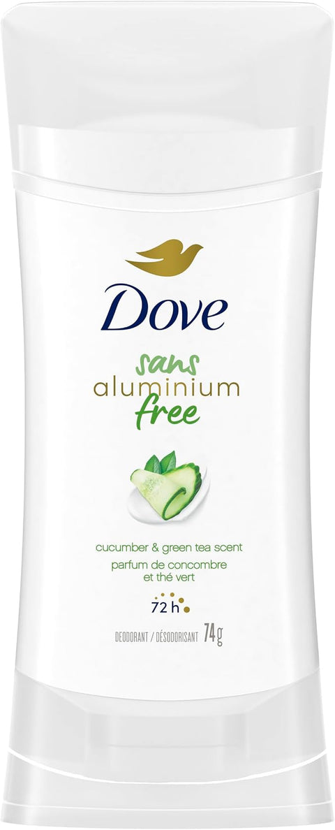 Dove 0% Aluminum Deodorant Stick 74g - Yeswellness.com
