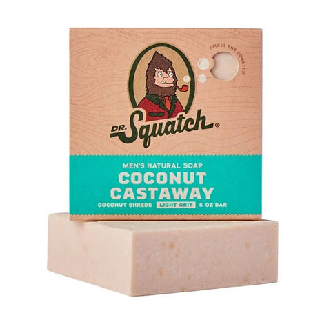 Dr. Squatch Men's Natural Soap Coconut Castaway