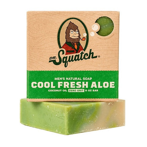 Dr. Squatch Men's Natural Soap Cool Fresh Aloe 5oz
