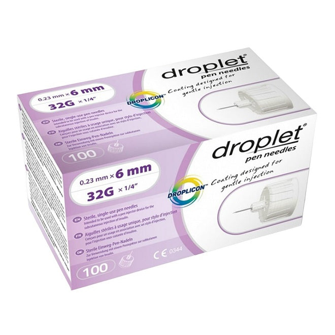 Droplet Pen Needles Micron 32G 6mm: Precise Insulin Dosage