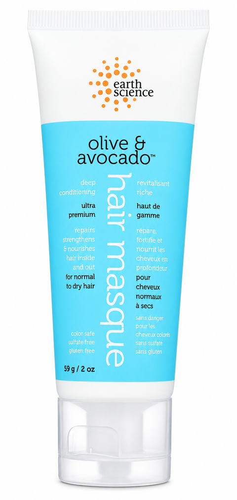 Earth Science Olive & Avocado Dc Hair Masque 59g - Yeswellness.com