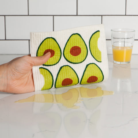 Ecologie by Danica Avocados Swedish Dishcloth