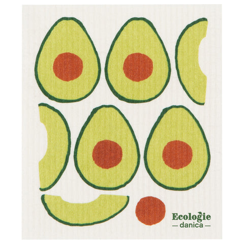 Ecologie by Danica Avocados Swedish Dishcloth