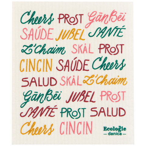 Ecologie by Danica Cheers All Around Swedish Dishcloth