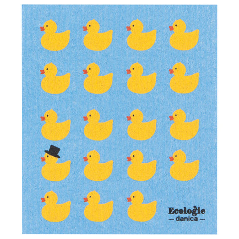 Ecologie by Danica  Rubber Duckies Swedish Dishcloth