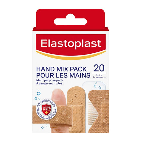 Elastoplast Hand Mix Pack 20 Assorted Strips