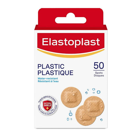 Expires June 2026 Clearance Elastoplast Plastic Water-Resistant Bandages 50 Spots