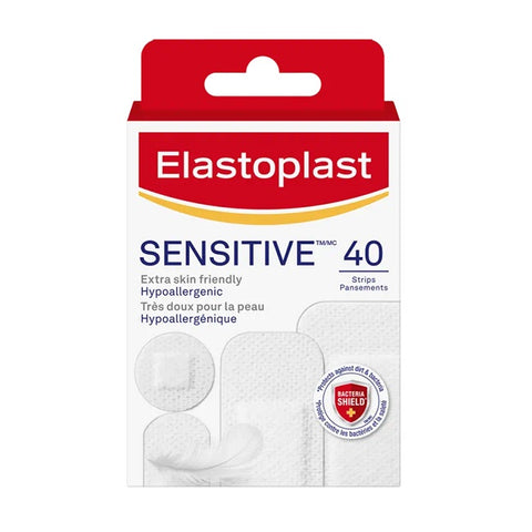 Elastoplast Sensitive Bandages 40 Assorted Strips