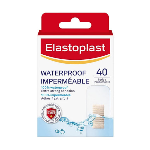 Elastoplast Waterproof Bandages 40 Strips