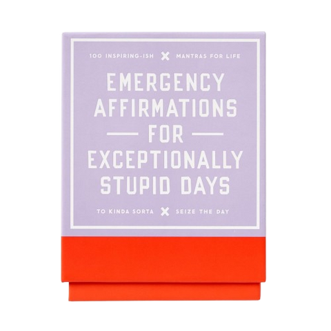 Emergency Affirmations for Exceptionally Stupid Days Card Deck