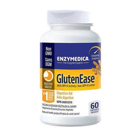 Expires April 2024 Clearance Enzymedica GlutenEase 60 Capsules - YesWellness.com